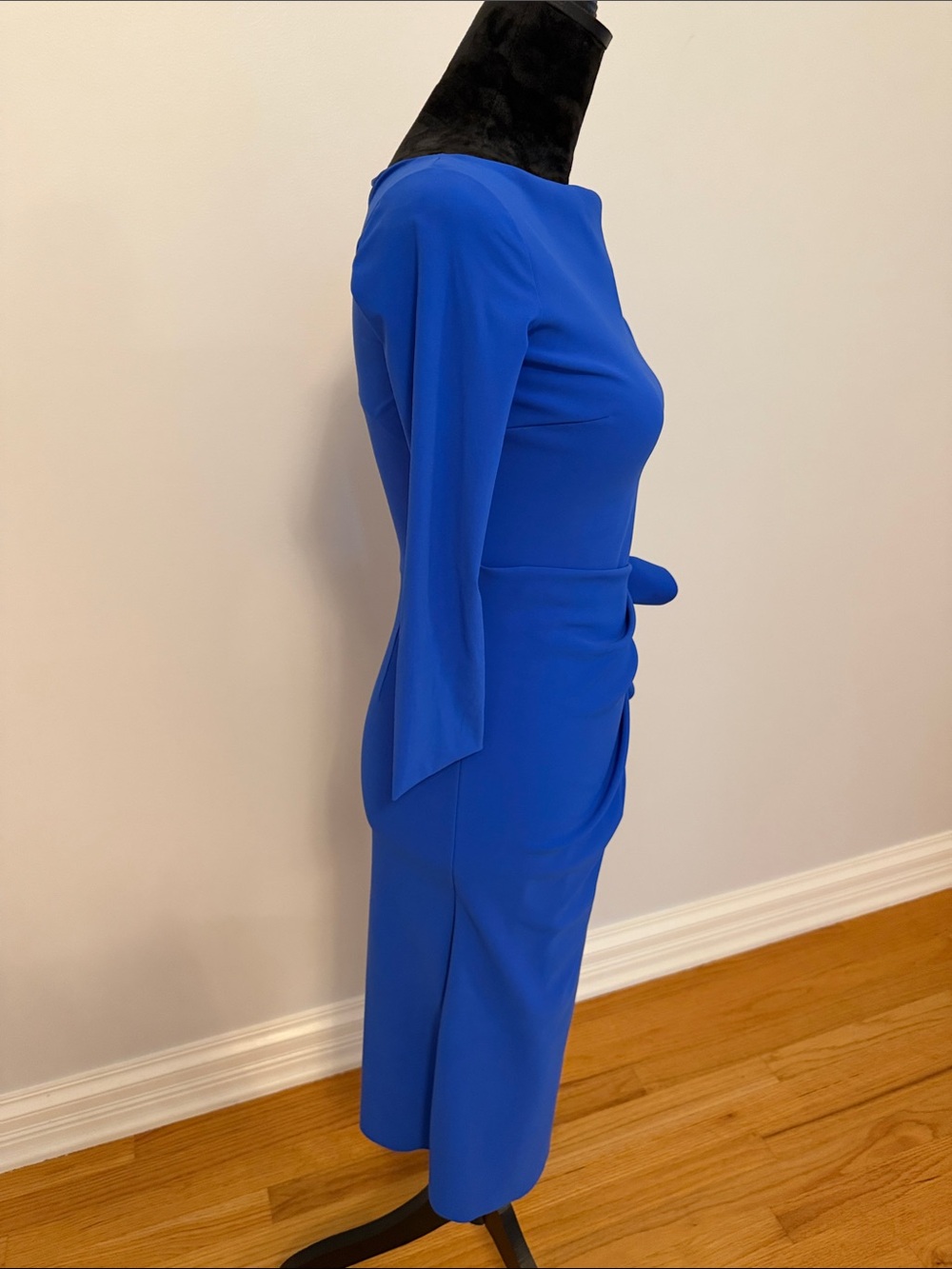 Chiara Boni La Petite Robe royal blue dress dry cleaned/ ready to wear size 6 - Picture 6 of 7